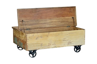 Table basse 2 abattants - Naturel