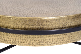 Table basse - Noir et doré