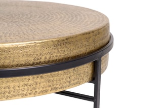 Table basse - Noir et doré