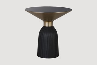 Table d'appoint - Noir et doré