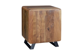 Table d'appoint 1 porte - Multicolore