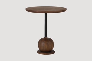 Table d'appoint - Naturel et noir