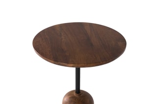 Table d'appoint - Naturel et noir