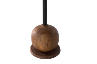 Table d'appoint - Naturel et noir