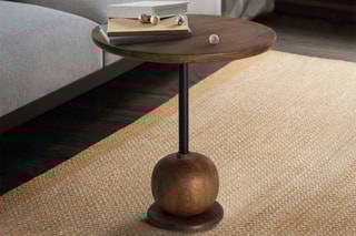 Table d'appoint - Naturel et noir