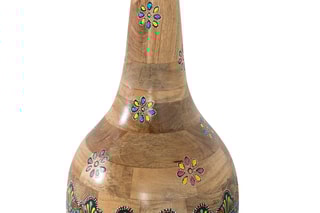 Table d’appoint en manguier massif - 51 x 64 x 42 cm