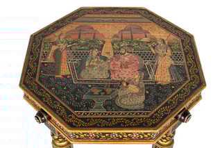 Table d’appoint en manguier - 62 x 45 x 62 cm