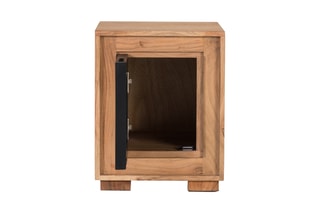 Table de chevet en manguier massif - 40 x 51 x 40 cm
