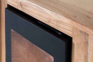 Table de chevet en manguier massif - 40 x 51 x 40 cm