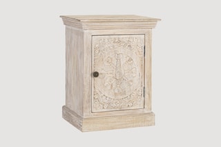 Table de chevet en manguier - 56 x 70 x 40 cm