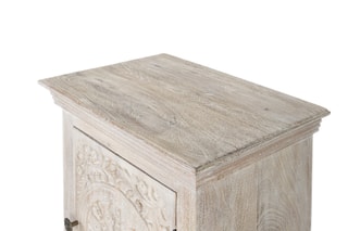 Table de chevet en manguier - 56 x 70 x 40 cm
