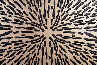 Panneau décoratif - Doré et noir