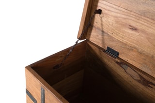 Coffre de rangement en bois - 74 x 46 x 40 cm