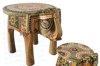 2 tables d'appoint - Naturel
