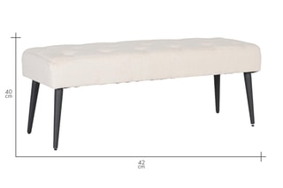 Banquette - En tissu - 14 x 115 x 40 cm