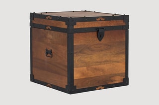 Coffre de rangement en manguier - 50 x 50 x 50 cm