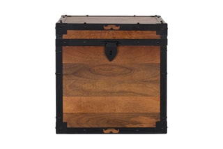 Coffre de rangement en manguier - 50 x 50 x 50 cm