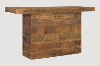 Console en manguier - 75 x 140 x 40 cm