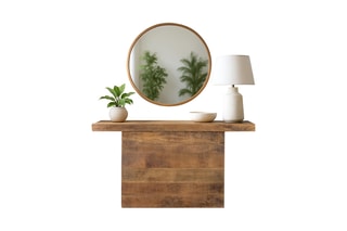 Console en manguier - 75 x 140 x 40 cm