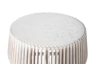 Table basse en marbre - 96 x 96 x 42 cm