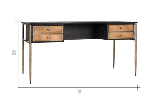 Bureau en manguier - 150 x 65 x 76 cm