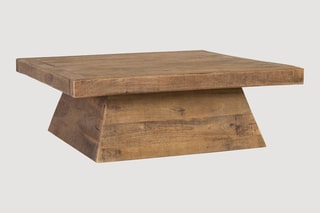 Table basse en manguier - 110 x 110 x 40 cm