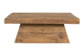 Table basse en manguier - 110 x 110 x 40 cm