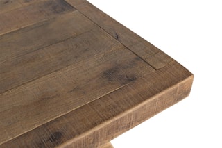 Table basse en manguier - 110 x 110 x 40 cm