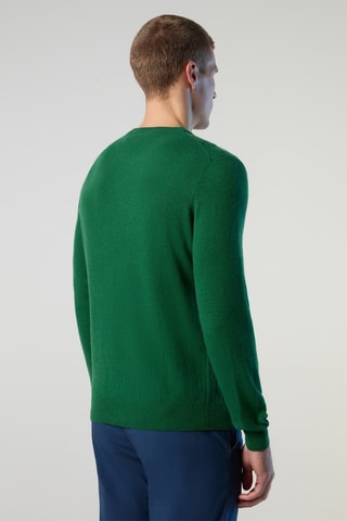 Camisola em lã e caxemira - Verde