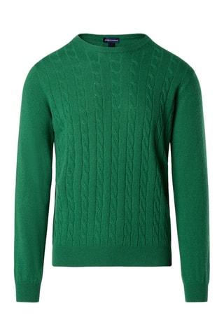 Camisola em lã e caxemira - Verde