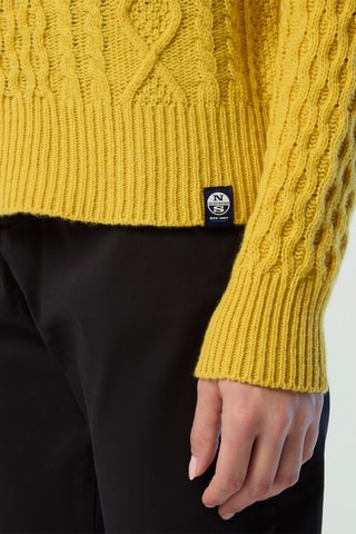 Camisola em lã - Amarelo