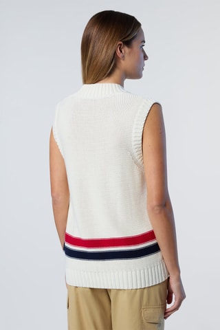 Camisola sem mangas - Branco