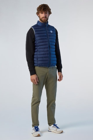 Calças chino slim - Verde-azeitona
