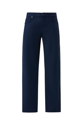Calças slim - Azul-marinho