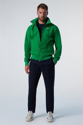 Calças chino slim - Azul-marinho