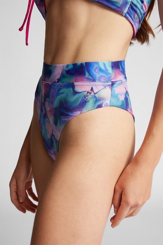 Parte de baixo de biquíni Azul e violeta
