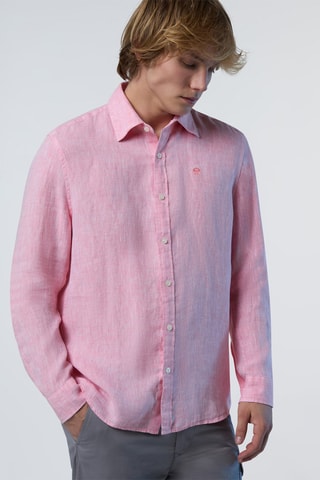 Camisa de linho - Rosa