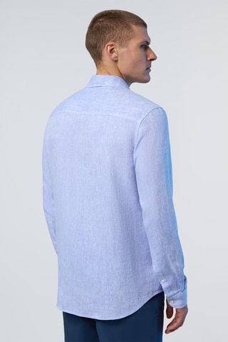 Camisa de linho - Azul