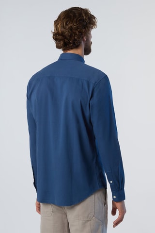 Camisa regular - Azul