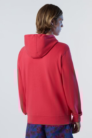 Sweat com capuz - Vermelho