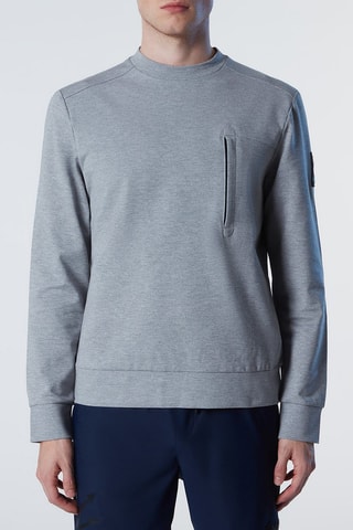 Sweat Cinzento mesclado