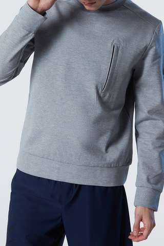 Sweat Cinzento mesclado