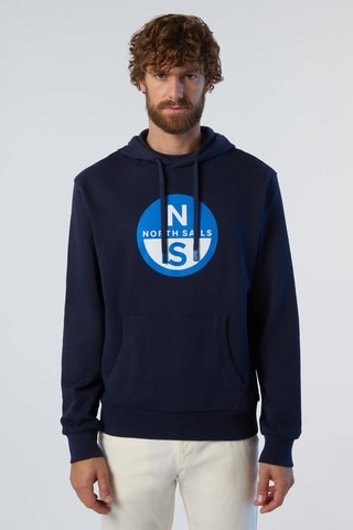 Sweat com capuz - Azul