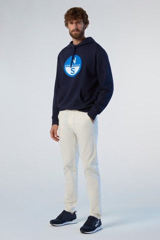 Sweat com capuz - Azul