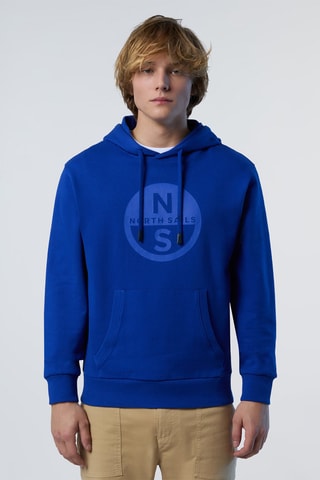 Sweat com capuz - Azul