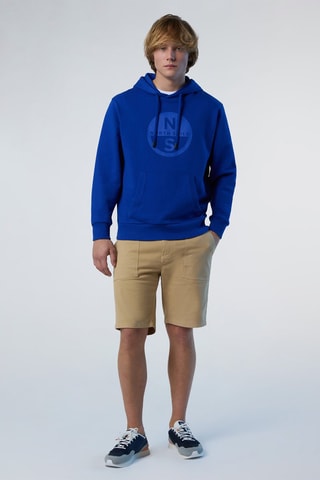 Sweat com capuz - Azul