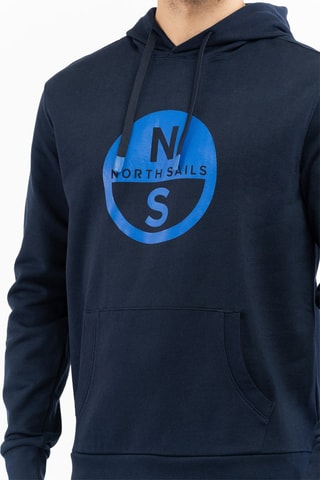 Sweat com capuz - Azul-marinho