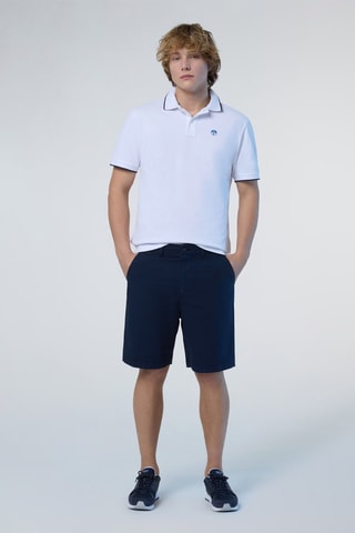 Bermudas regular - Azul-marinho