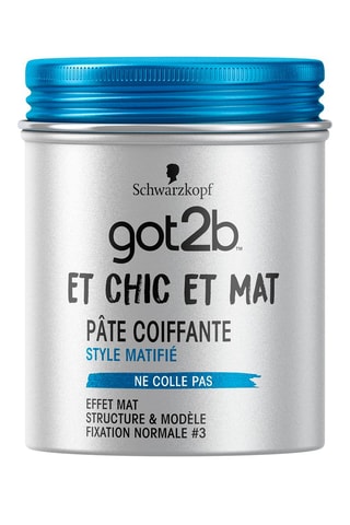3 x Pâte coiffante Et Chic Et Mat Got2b Schwarzkopf - 100 ml