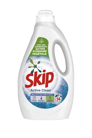 4 x Lessive liquide Skip Active Clean - 56 lavages
